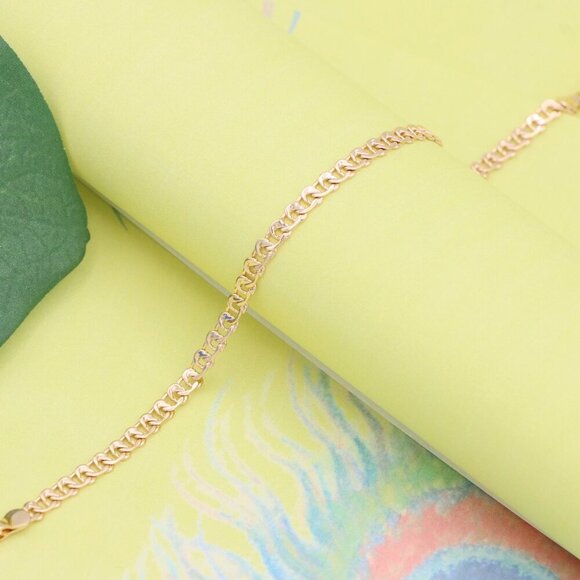 "Elegant Rose Gold Plated Chain Bracelet for Women, XPBL1100 - Picture 1 of 12